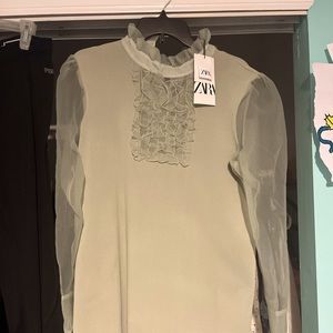 Light Green Party dress! Oh yasss!! Happy new year!